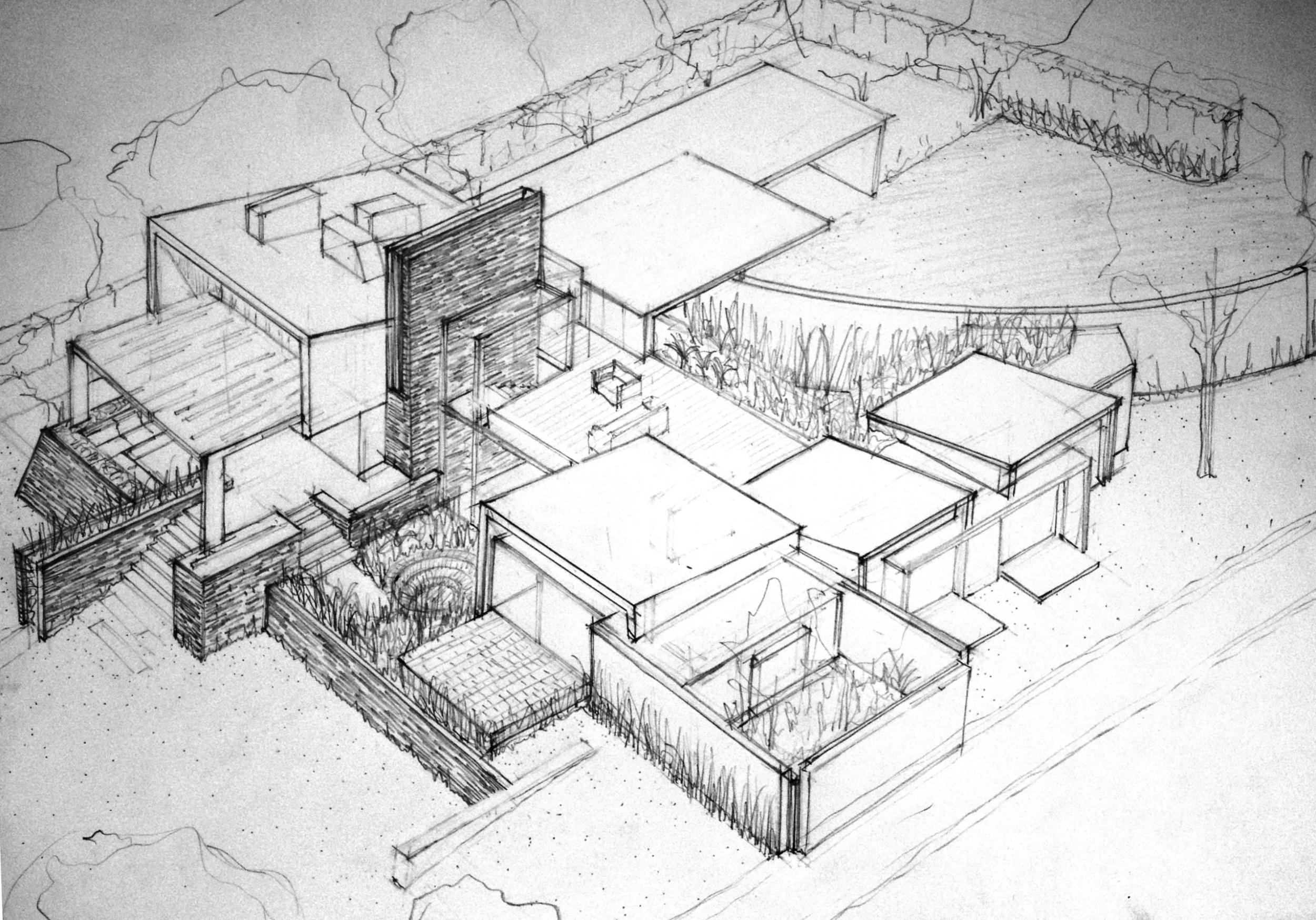Casa Siete Cueros — sketch